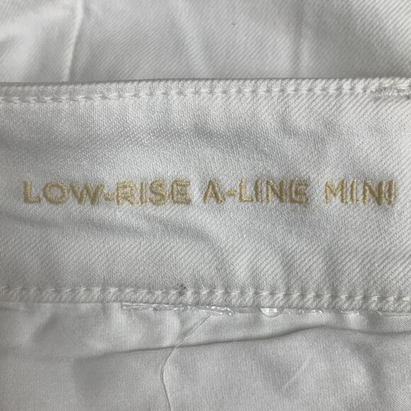 New American Eagle Womens Size 8 Comfort Stretch Low Rise ALine Mini Denim Skort - Picture 4 of 5